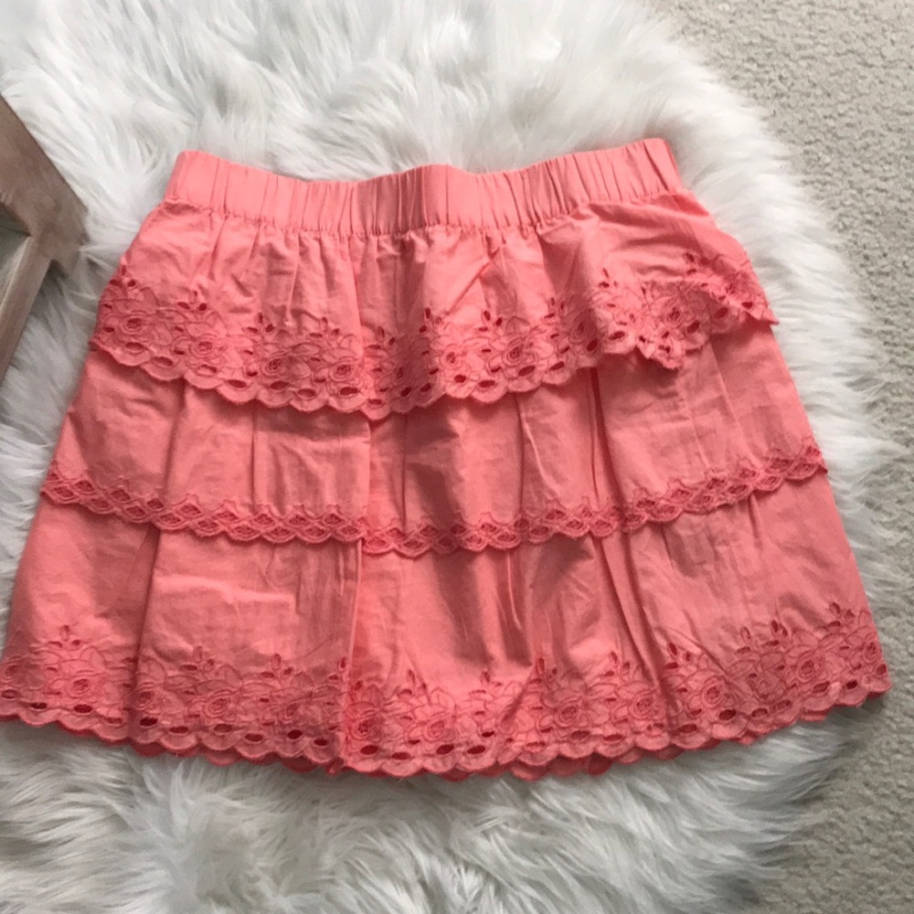 J.Crew Pink Flowy Skirt